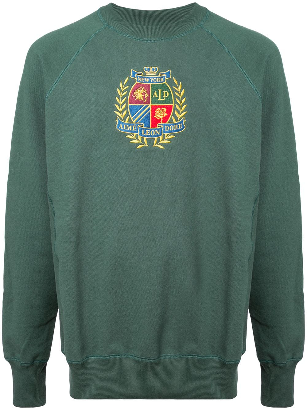 aime leon dore crest crewneck