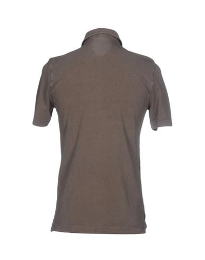 Shop Drumohr Polo Shirt In Cocoa