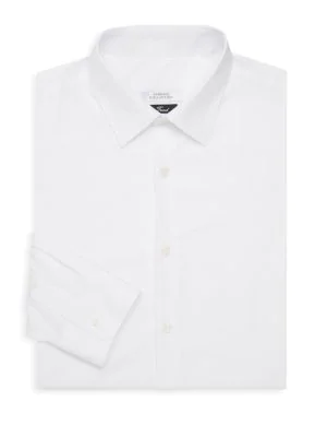 Versace Trend Fit Dress Shirt In White 
