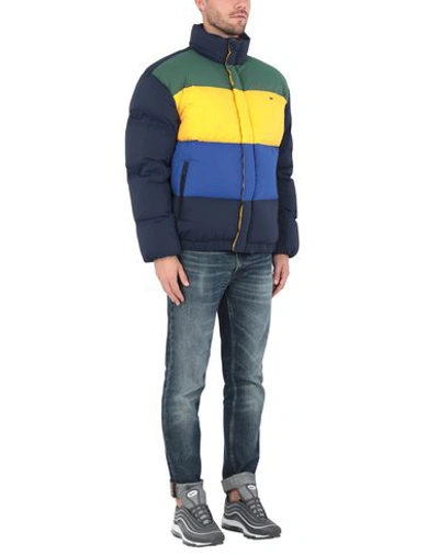 Tommy Jeans Oversized Color-block Puffer Jacket In Black Iris/multi |  ModeSens