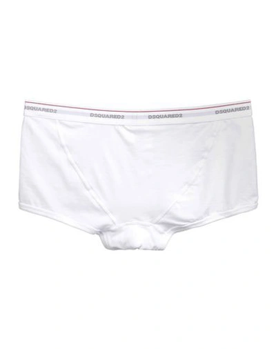 Shop Dsquared2 Boxers In White