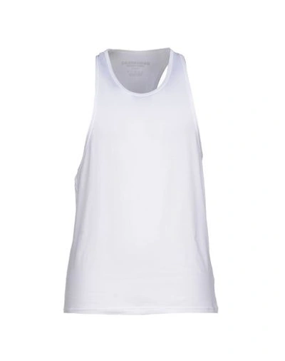 Shop Dsquared2 Sleeveless Undershirts In White