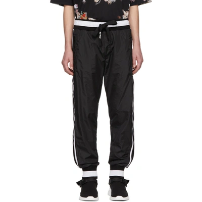 Shop Dolce & Gabbana Black Jogging Lounge Pants In N0000 Black