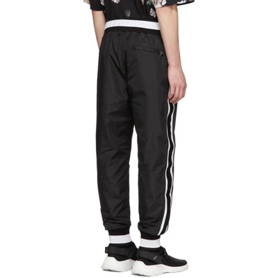 Shop Dolce & Gabbana Black Jogging Lounge Pants In N0000 Black