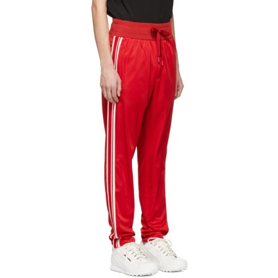 Shop Dolce & Gabbana Red Crown Lounge Pants