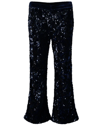 Shop Alexis Pace Sequin Pant In Navy