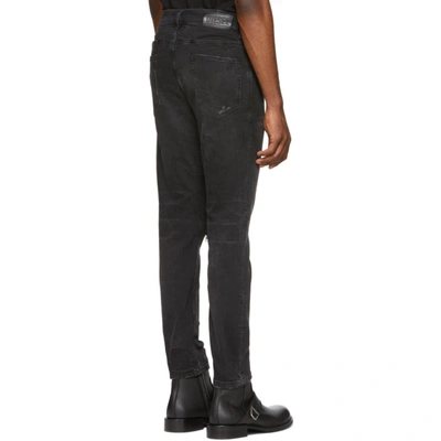 Shop Diesel Black D-eetar Jeans In 02blkdnm