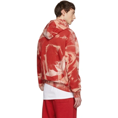 Shop 424 Red Armes Edition Bleached Hoodie