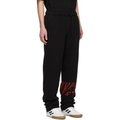 Shop 424 Black Logo Lounge Pants