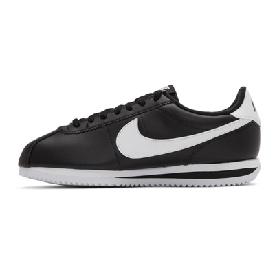 NIKE 黑色 BASIC CORTEZ 皮革运动鞋