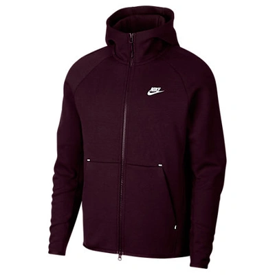 Nike Men's Sportswear Tech Fleece Full-zip Hoodie, Purple | ModeSens