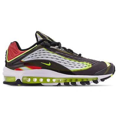 Shop Nike Men's Air Max Deluxe Casual Shoes, Black