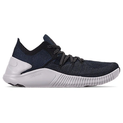 Shop Nike Women's Free Tr Flyknit 3 Training Shoes, Blue - Size 10.0
