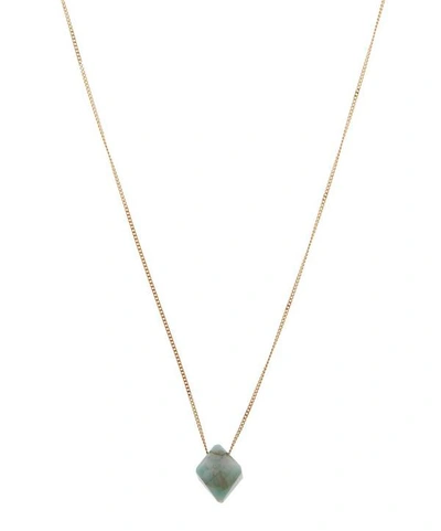 Shop Atelier Vm Gold Cristal Root Of Emerald Pendant Necklace