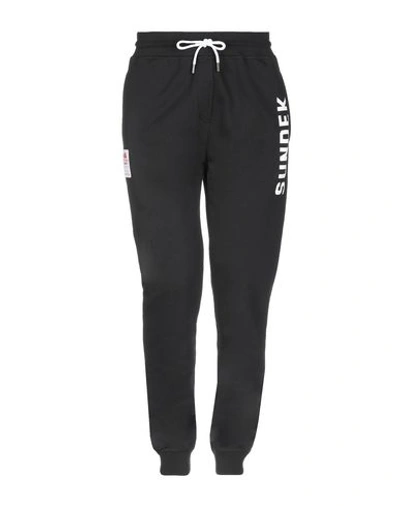 Shop Sundek Casual Pants In Black