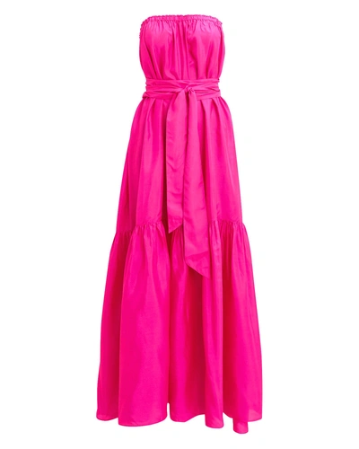 Shop Annak Sakura Strapless Maxi Dress