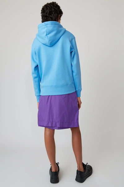 Hooded sweatshirt aqua blue