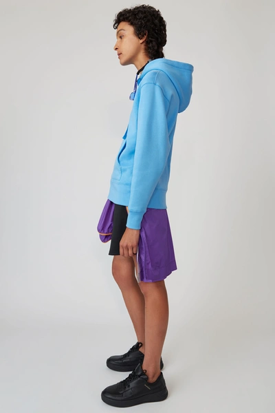 Hooded sweatshirt aqua blue