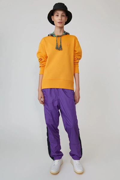Regular fit sweatshirt sharp orange