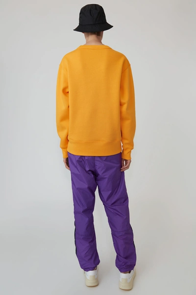 Regular fit sweatshirt sharp orange