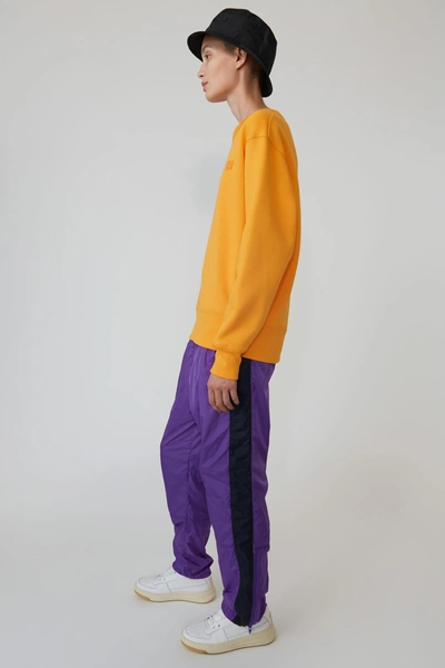 Regular fit sweatshirt sharp orange