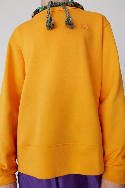 Regular fit sweatshirt sharp orange