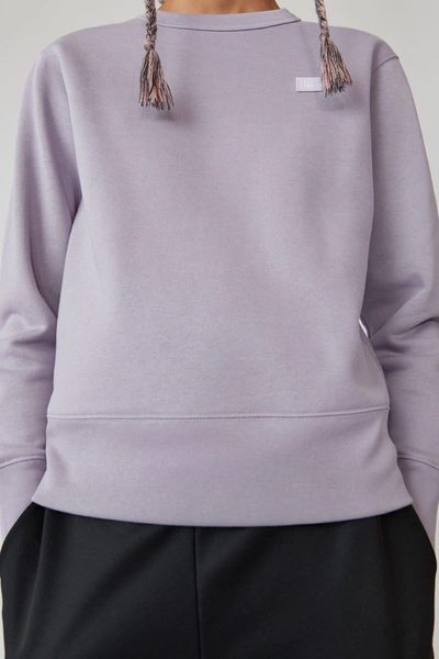 Regular fit sweatshirt mauve purple