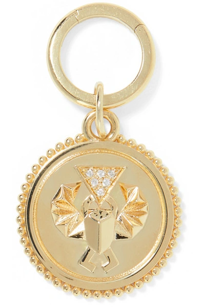 Shop Foundrae Protection 18-karat Gold Diamond Pendant