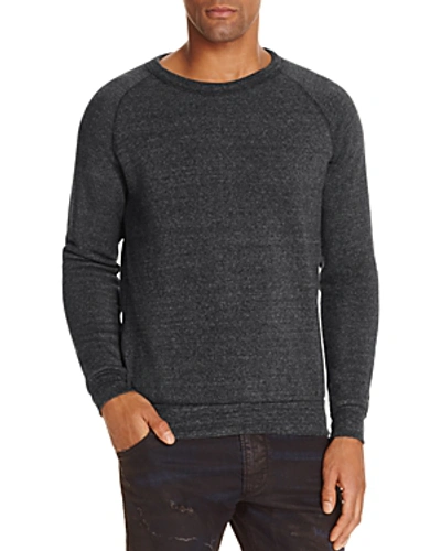 Shop Alternative The Champ Fleece Crewneck Sweatshirt In Eco Black