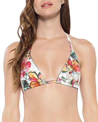 Shop Becca By Rebecca Virtue Emma Triangle Bikini Top In Multi