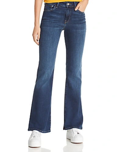 Shop Mavi Sydney Flare Jeans In Dark Supersoft