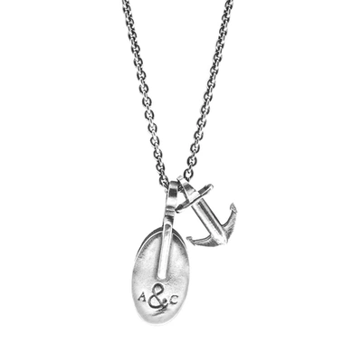Shop Anchor & Crew London Pulley Silver Necklace Pendant