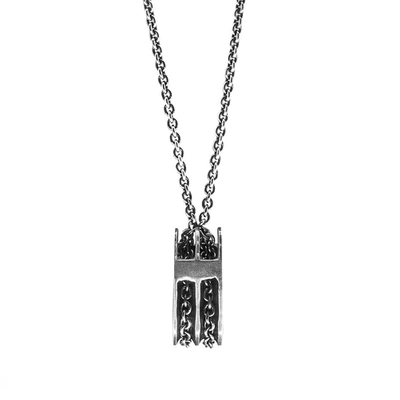Shop Anchor & Crew Rothesay Pulley Silver Necklace Pendant