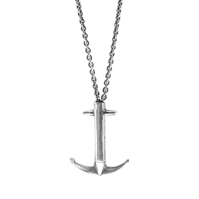 Shop Anchor & Crew Admiral Anchor Signature Silver Necklace Pendant
