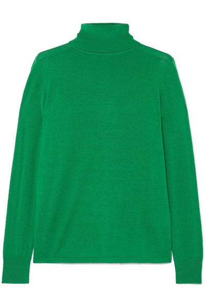 Shop L.f.markey Joshua Wool Turtleneck Sweater In Green