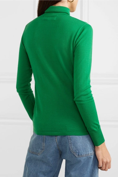 Shop L.f.markey Joshua Wool Turtleneck Sweater In Green