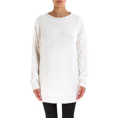 Shop Gotha Oversized Sweater In White