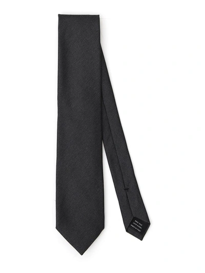 Shop Tom Ford Classic Tie In Grey