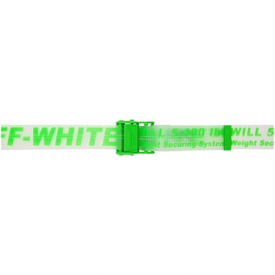 OFF-WHITE 绿色 PVC INDUSTRIAL 腰带