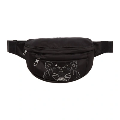 Shop Kenzo Black Limited Edition Holiday Tiger Bum Bag In 99 Black