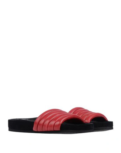 Shop Isabel Marant Sandals In Brick Red