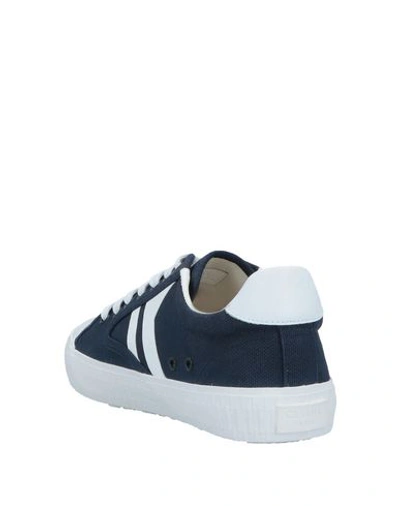 Shop Celine Sneakers In Dark Blue