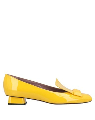 Shop Rayne Loafers In Yellow