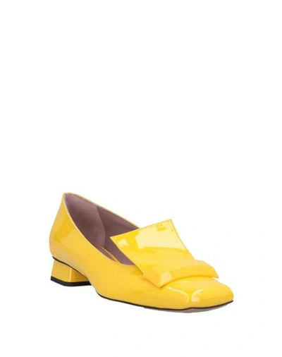 Shop Rayne Loafers In Yellow