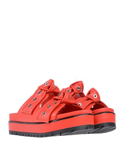 Shop Alexander Mcqueen Sandals In Red