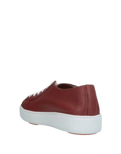 Santoni Sneakers In Brown