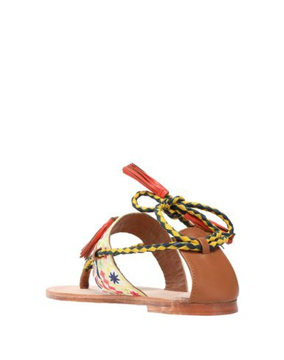 Shop Antik Batik Sandals In Yellow