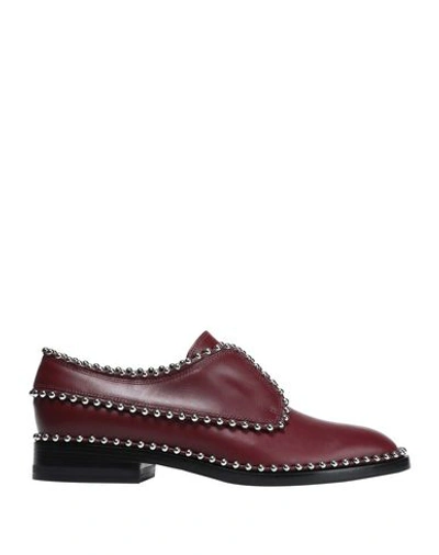 Shop Alexander Wang Loafers In Maroon