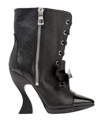 Shop Loewe Ankle Boot In Black