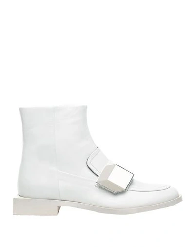 Shop Pierre Hardy Ankle Boot In White